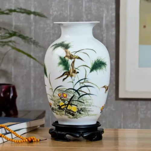 Vase Chinois en Céramique - Design Japonais - Lysea™