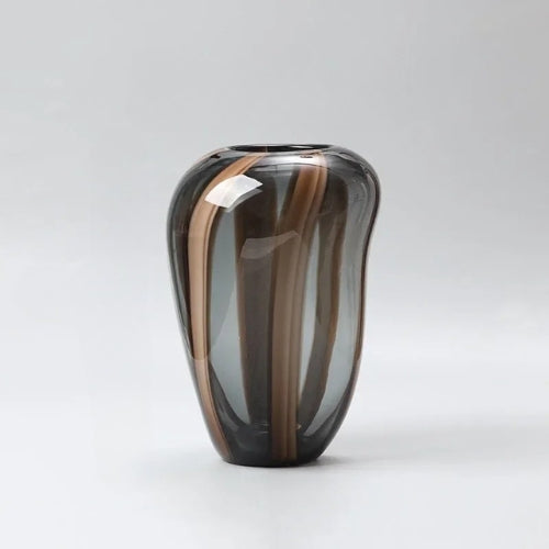 Vase Design artistique en Verre - Vase à fleurs esthétique