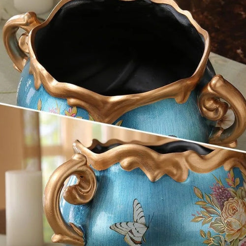 Vase de Luxe en Céramique - Style rétro artisanale