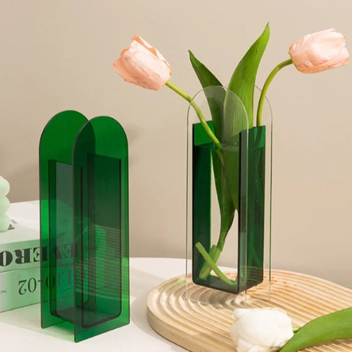 Vase décoratif en Acrylique transparent - Vases colorés - Lysea™