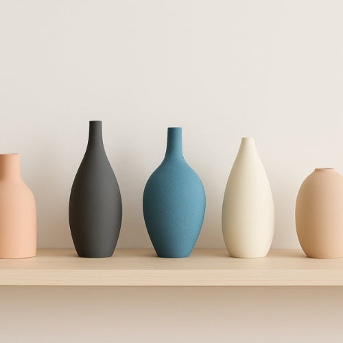 Vase Nordique Design - Pot de fleur en Céramique - Lysea™