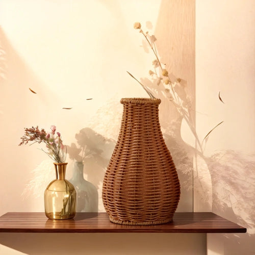 Vase tissé à la main - Décoration élégante - Lysea™