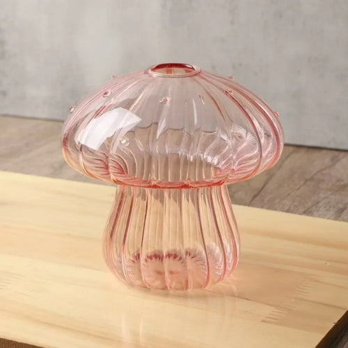 Petit vase décoratif en Verre - Vase Champignon en verre - Lysea™
