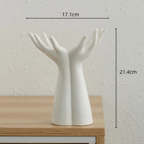 Vase Design main / Bras | Vase en Céramique - Lysea™