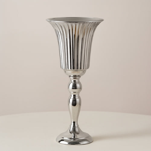 Grand vase Moderne en métal - Vase décoration fête / mariage
