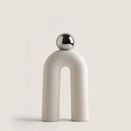 Vase Design en forme de U - Pots de fleurs en Céramique - Lysea™