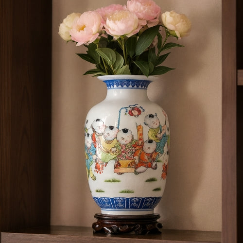 Vase Antique du Japon - Décoration artisanale antique