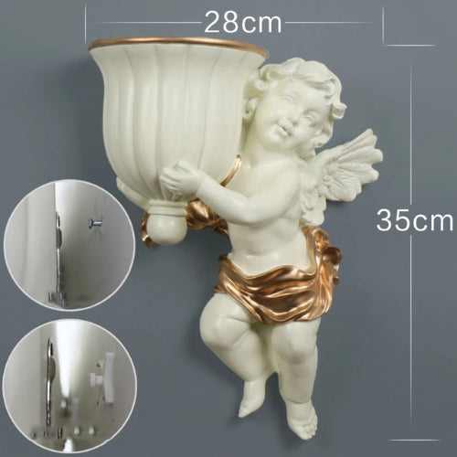 Vase Murale en Résine - Style ange - Lysea™