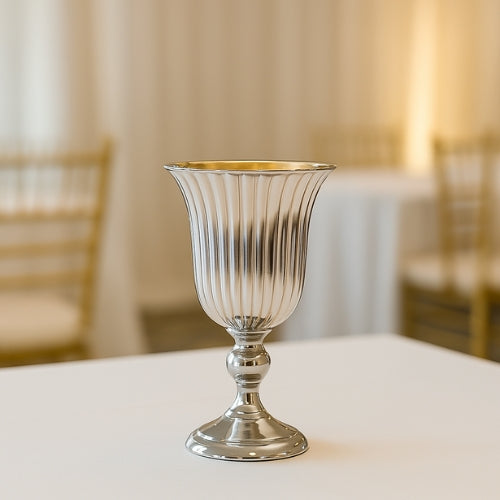 Grand vase Moderne en métal - Vase décoration fête / mariage