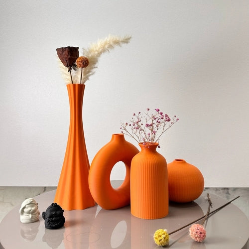 Ensemble de 4 vases Design en Résine - Lysea™