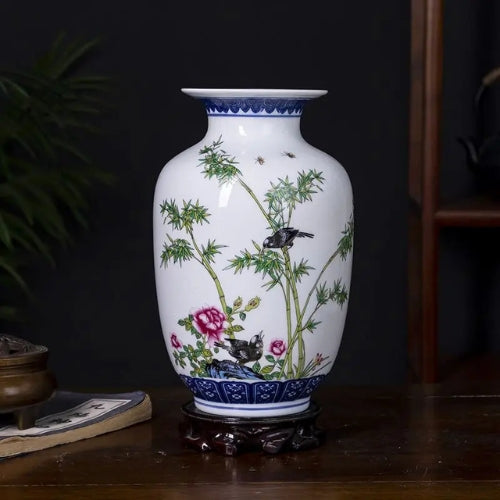 Vase Antique du Japon - Décoration artisanale antique