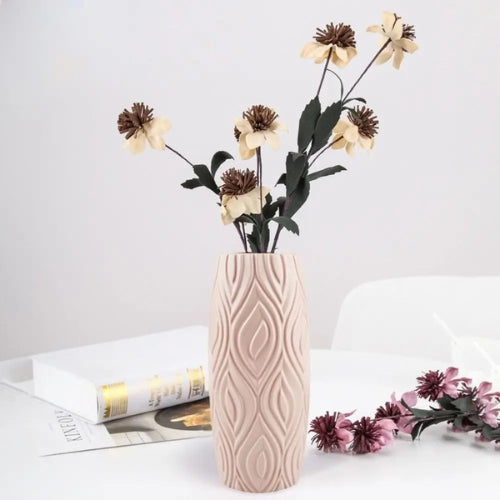 Vase Moderne rose déco Nordique - Vase en résine - Lysea™