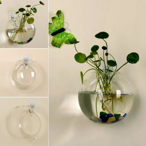 Vase murale en Verre - Vase à fleurs suspendu - Lysea™
