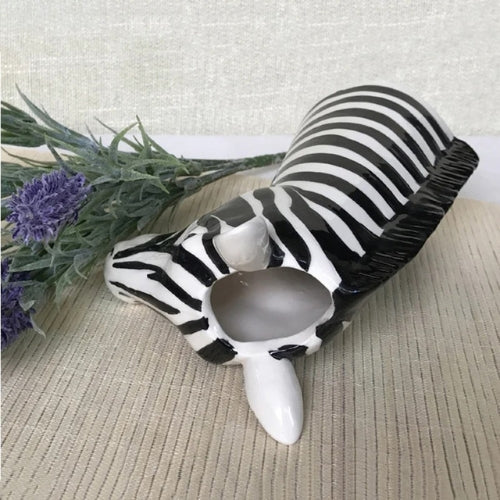 Vase créatif Zèbre - Vase artisanal décoratif
