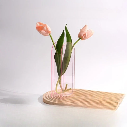 Vase décoratif en Acrylique transparent - Vases colorés - Lysea™