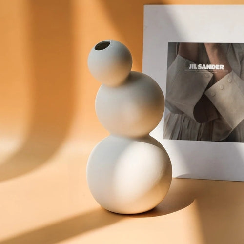 Vase Blanc Nordique - Petits vases décoratifs - Lysea™