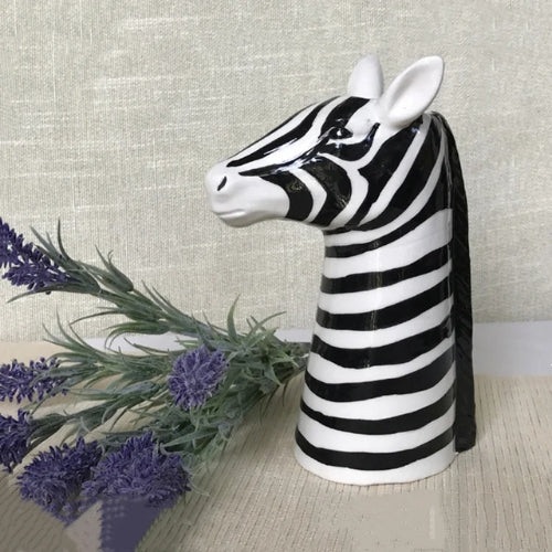Vase créatif Zèbre - Vase artisanal décoratif