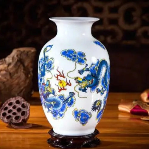 Vase Chinois en Céramique - Design Japonais - Lysea™