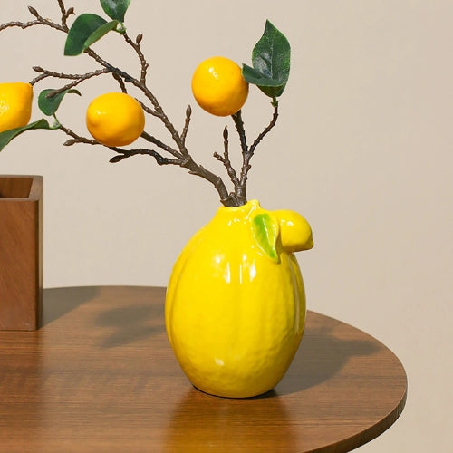 Vase Citron en céramique - Vase décoratif