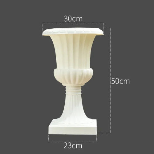 Vase blanc pour mariage en Résine - Décoration originale - Lysea™