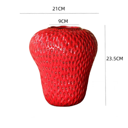Vase en forme de Fraise en Céramique - Vases décoratifs - Lysea™
