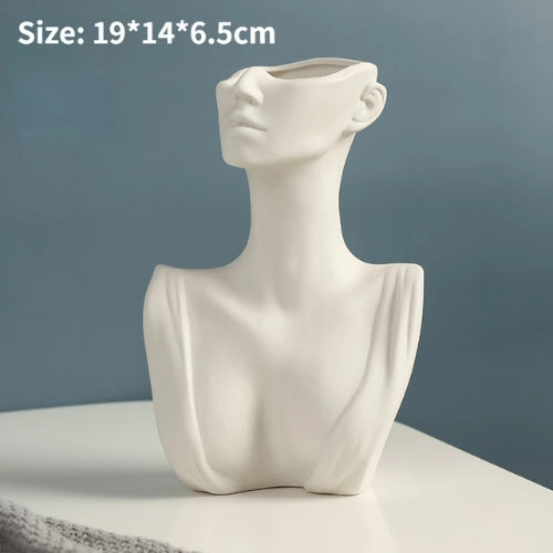 Vase Design femme - Art corporel style nordique - Lysea™