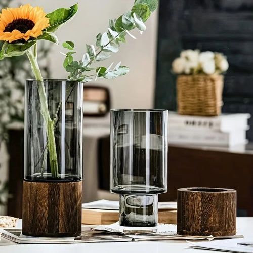 Vase Décoratif en Verre - Vase en Verre - Lysea™