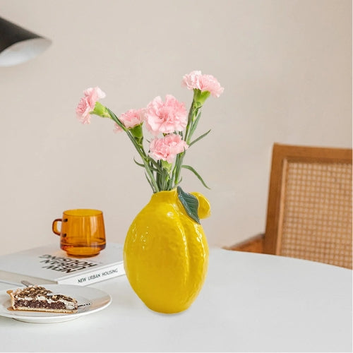 Vase Citron en céramique - Vase décoratif