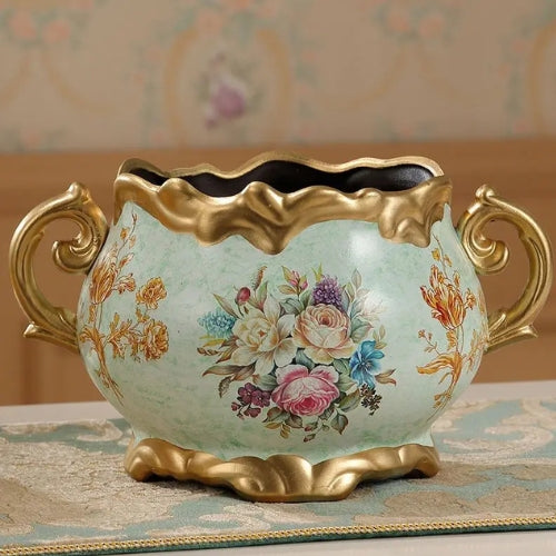 Vase de Luxe en Céramique - Style rétro artisanale