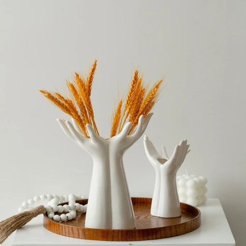 Vase Design main / Bras | Vase en Céramique - Lysea™