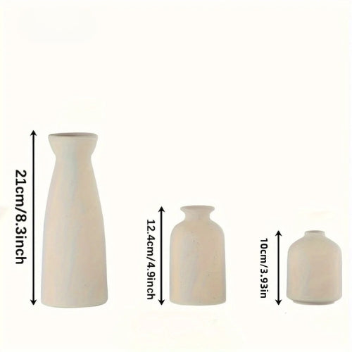 Vase en Céramique - Lot de 3 vases - Lysea™
