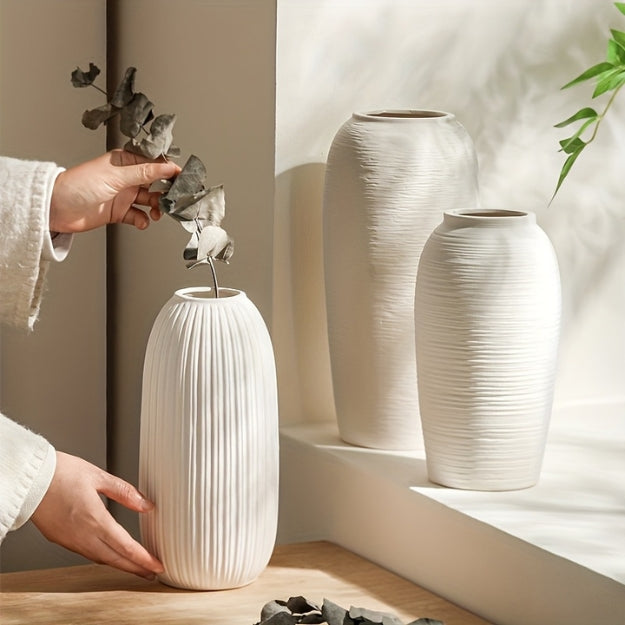 Vase en Céramique méditerranéen - Vase décoratif bohème - Lysea™