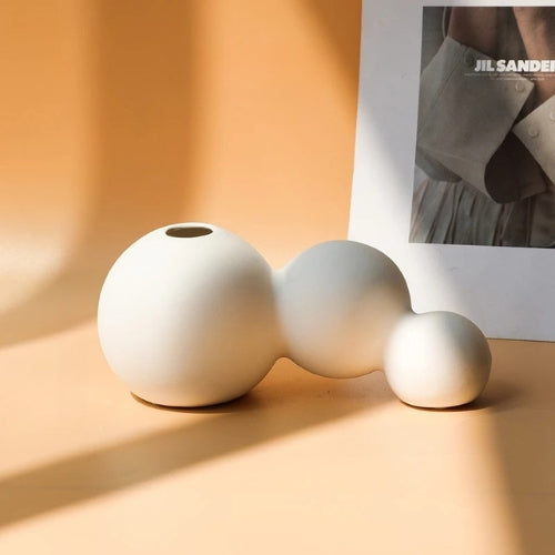 Vase Blanc Nordique - Petits vases décoratifs - Lysea™