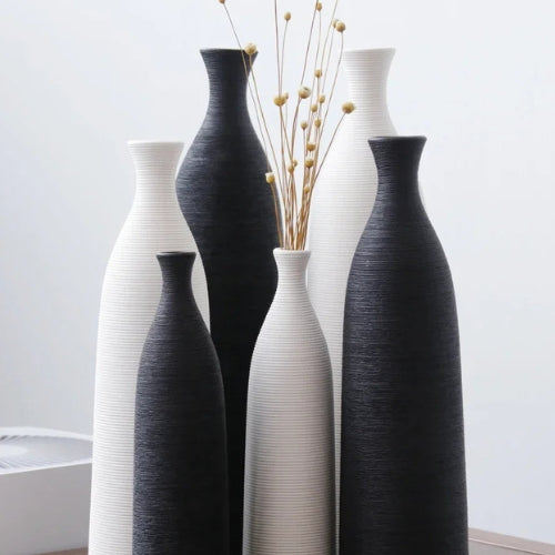 Vase Simple Moderne en céramique - Vases colorés - Lysea™
