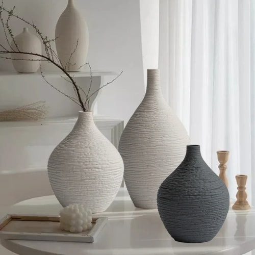 Vase Design Moderne en Céramique / Vase haute gamme Nordique - Lysea™
