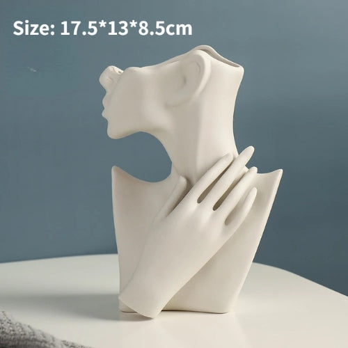 Vase Design femme - Art corporel style nordique - Lysea™