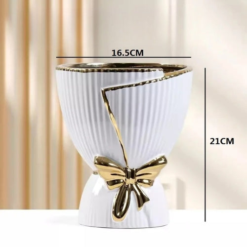 Vase décoratif style nordique - Vase blanc