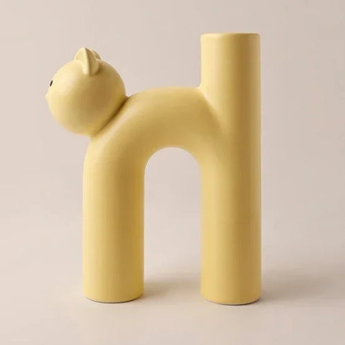 Vase à fleurs en céramique design - Vase original design - Lysea™