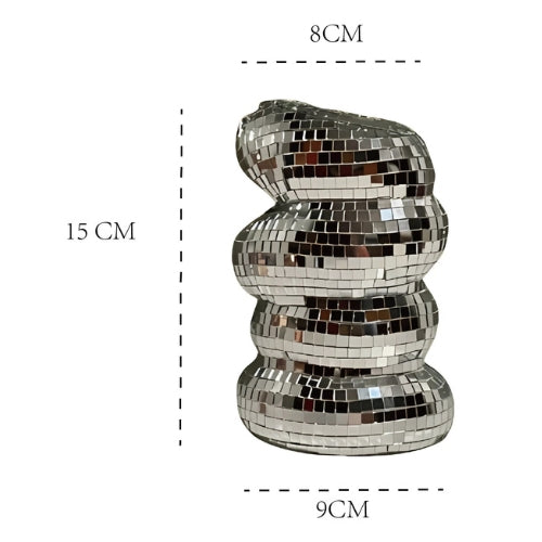 Vase créatif style Boule disco - Vase décoratif original