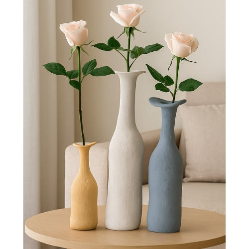 Vase Moderne en porcelaine - Style nordique | Vases colorés - Lysea™