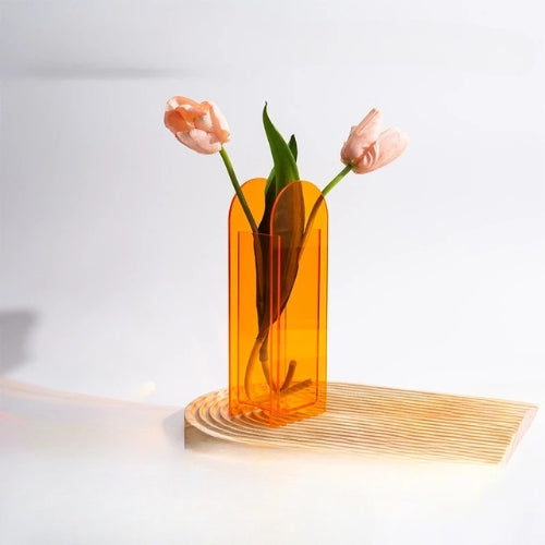 Vase décoratif en Acrylique transparent - Vases colorés - Lysea™