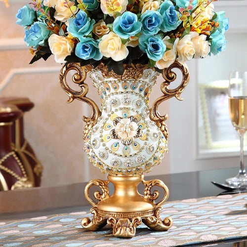 Vase de Luxe en Résine - Décoration luxueuse pour salon