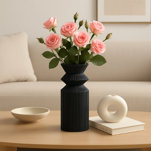 Vase Design en résine - Vase nordique décoration - Lysea™