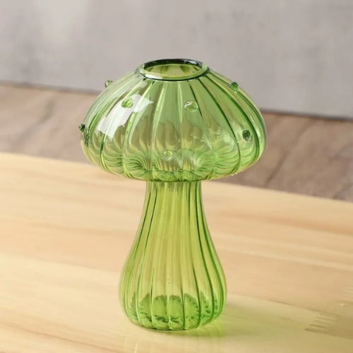 Petit vase décoratif en Verre - Vase Champignon en verre - Lysea™