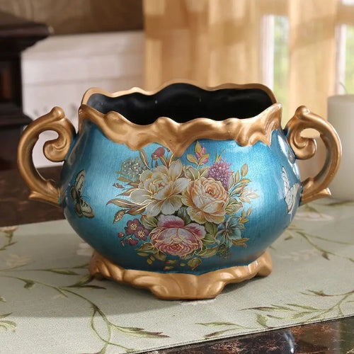 Vase de Luxe en Céramique - Style rétro artisanale