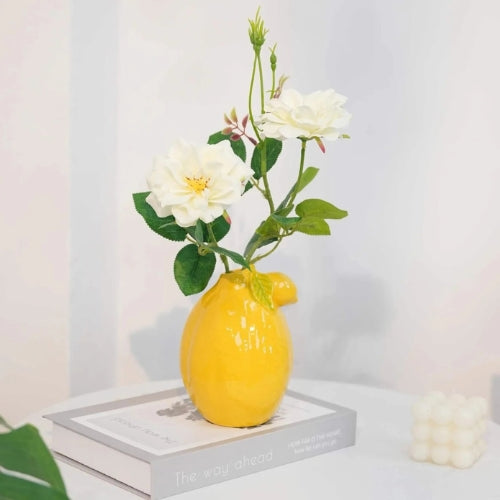 Vase Citron en céramique - Vase décoratif