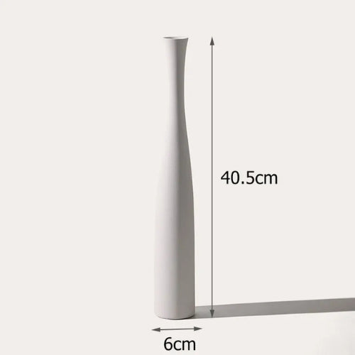 Vase moderne blanc - Grand vase blanc