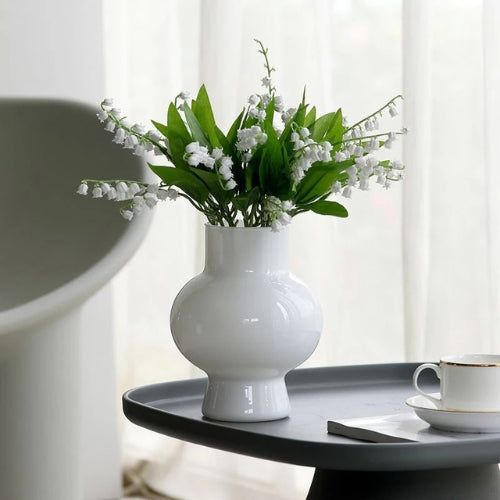 Vase en Verre minimaliste - Vase à fleurs originale - Lysea™