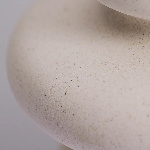 Vase Design en céramique - Vase Style nordique blanc - Lysea™