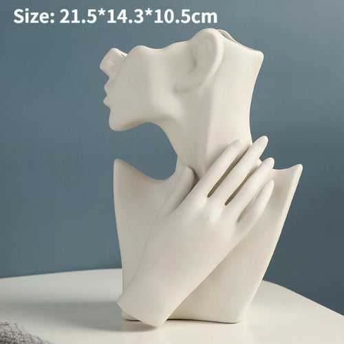 Vase Design femme - Art corporel style nordique - Lysea™